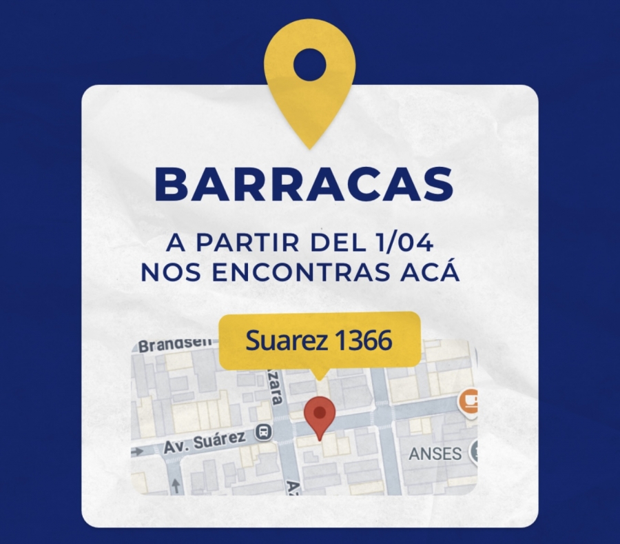 BARRACAS - Nueva dirección